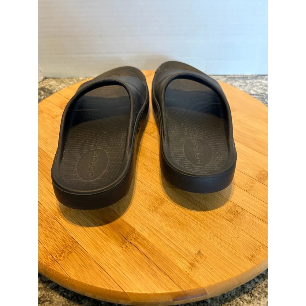 Oofos OOahh Sport Recovery Slides Black Mens 5 Womens 7 EU 38 Sandals
